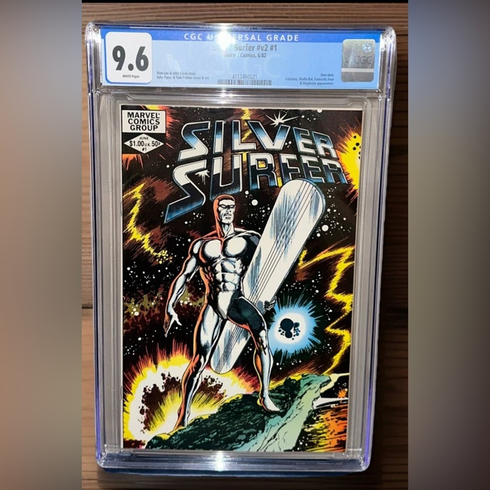 Silver Surfer #1 (1982) – CGC 9.6  one-shot written by Stan Lee | Fantastic Four